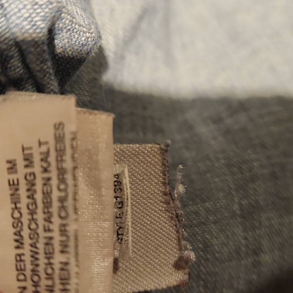 ❤️ J CREW CHAMBRAY WESTERN SHIRT / TOP WITH SNAP SHELL BUTTONS, 6 - Picture 8 of 11